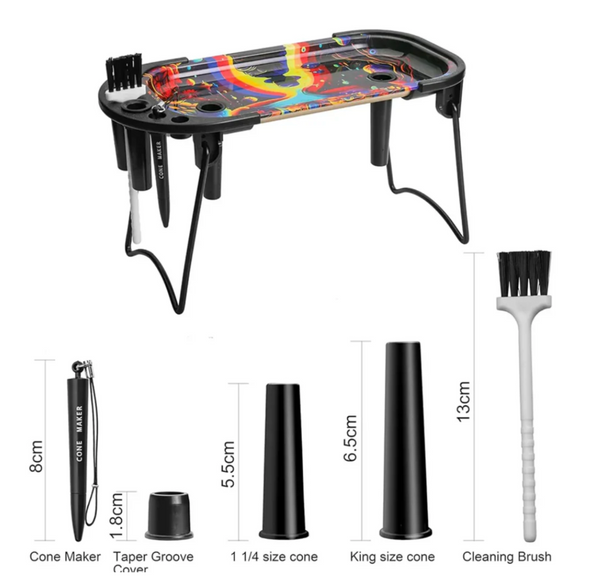 G-Pin Rolling Tray Console (Assorted Designs)