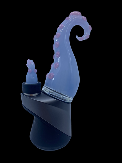 Wicked Glass Tentacle Puffco Peak Pro Attachment W/ Cap (Blue/Pink)