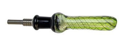 3.75" Color Ball Swirl Nectar Pipe - with 10M Titanium Tip