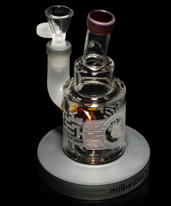 Milkyway Glass Bio-Mark Pulse 6″ Dab Rig (Assorted Colors)