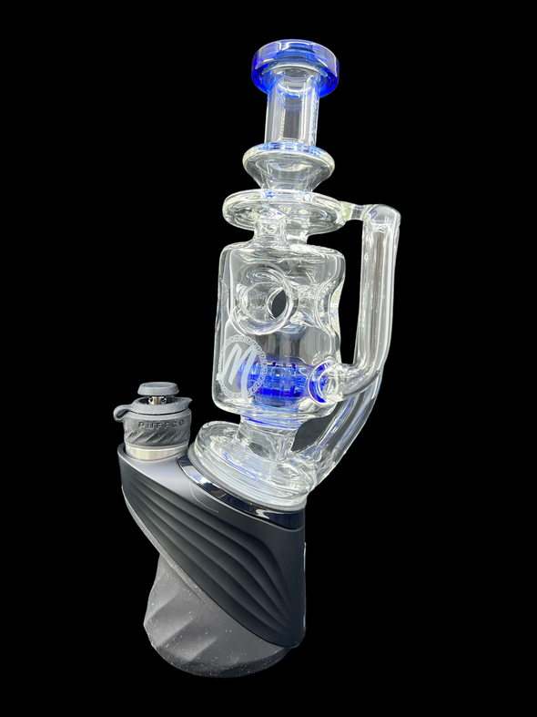 Monark Glass Showerhead Puffco Peak Recycler Attachment (Assorted Colors)