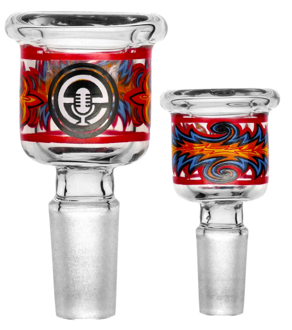 Encore Glass 14mm Reversal Decal Bowl