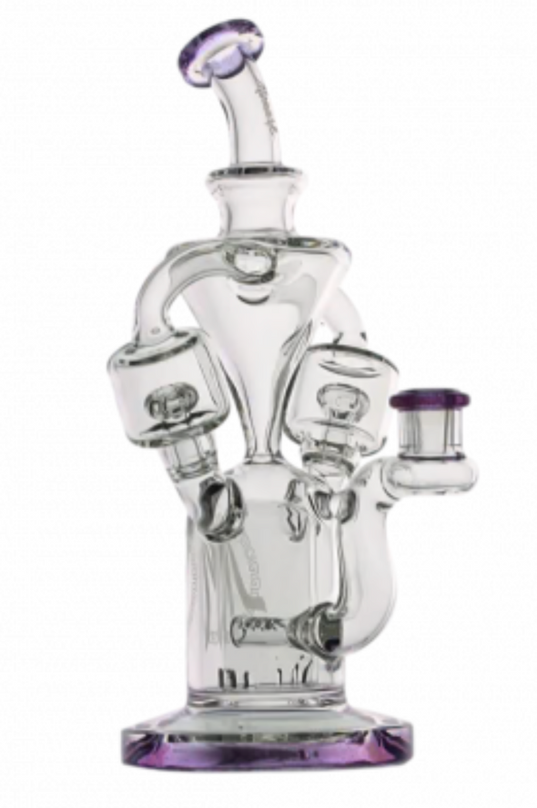 Monark Double Chamber Recycler w/ Dual Showerhead perk Uptake Tubes
