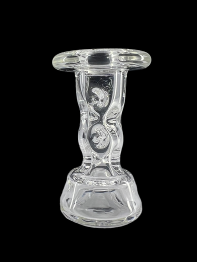 Durin Glass Cooling Tower Puffco Attachment – Advanced cooling technology enhances vapor smoothness and reduces harshness.