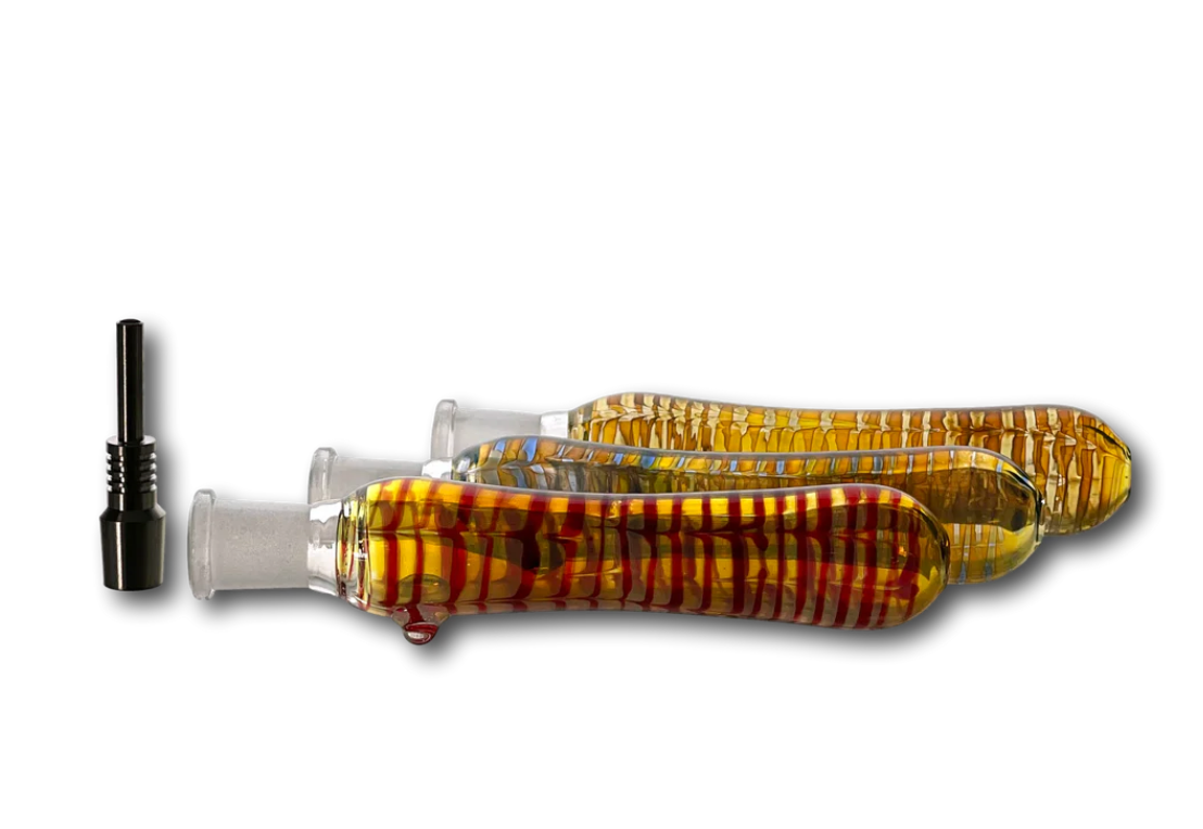 Encore Glass Wrap n Rake Nectar Straw - Artistic Glass for Concentrates ...