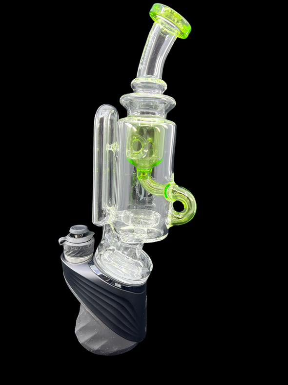 Monark Glass Klein Recycler – Premium Puffco Peak Compatible Attachment in Assorted Colors

