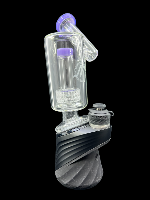 Monark Side Car Matrix – Premium Puffco Peak Glass Percolator for Enhanced Vaporization