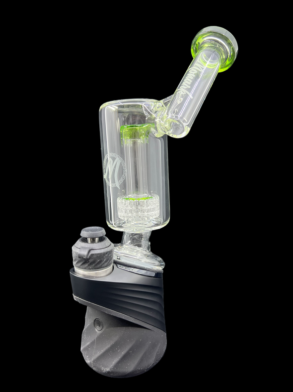 Monark Glass Side Car Matrix Puffco Peak Accessory – Artistic Design for Enhanced Sessions