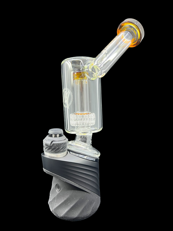 Monark Glass Side Car Matrix Puffco Peak Attachment – Premium Glass Percolator for Smooth Hits