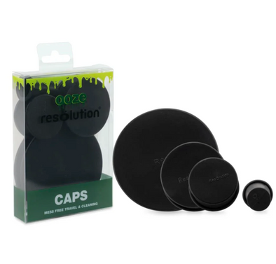 Black Ooze Silicone Resolution Cleaning Caps for bongs and pipes