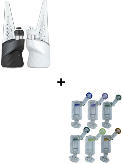 Puffco Peak Pro 3DXL with Side Car Matrix Glass Attachment – Ergonomic Design, Advanced Filtration, and Premium Borosilicate Glass for a Smooth Dabbing Experience