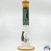 Rehab Glass 15" Fixed Cheese Wheel Perc (Clear/Smoke/Butterscotch) - SmokeShopGuys