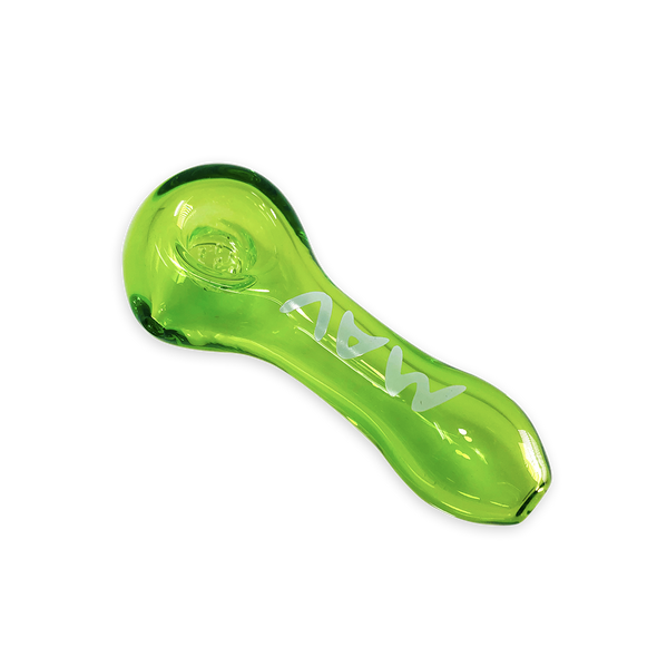 Mav Glass 4" Professional Spoon Hand Pipe W/ Built in screen - SSG