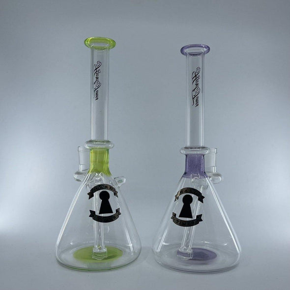 Hard Times Glass Straight Beaker Banger Hanger (Assorted Colors) - SSG