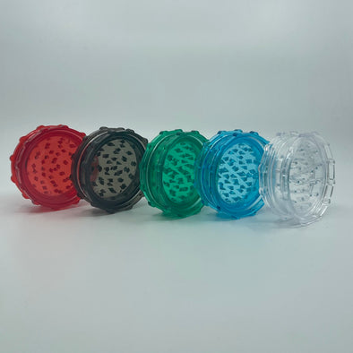 Plastic 2-Piece 60mm Grinder (Assorted Colors)