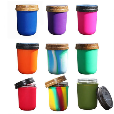 Re:Stash Jar 8oz Storage Jars (Assorted Colors)