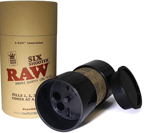 Raw Six Shooter King Size Cone Filler