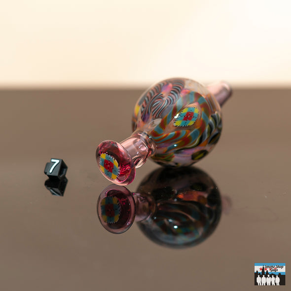 Millennium Glass 30mm Bubble Caps (Assorted Colors)