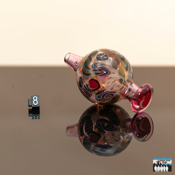 Millennium Glass 30mm Bubble Caps (Assorted Colors)