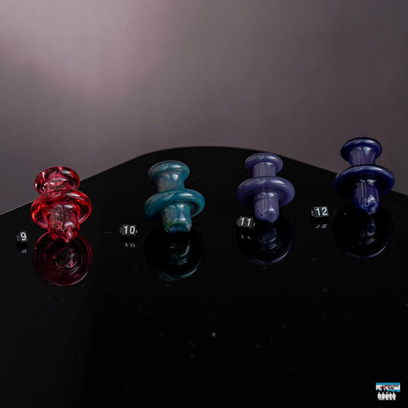 JFK Glass Colored Spinner Caps (Assorted Colors) - SSG