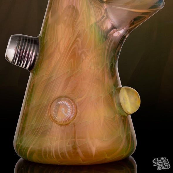 FTime Glass Fumed Mini Beaker W/ Pelican - SSG