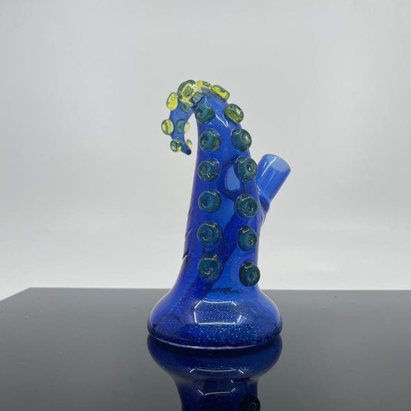 Gnarley Harley Glass Blue Dichro Tentacle Jammer With UV Accents - SSG