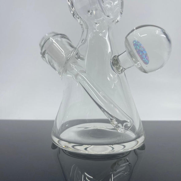 Gemini Art Glass Clear Doughnut Tubes - SSG
