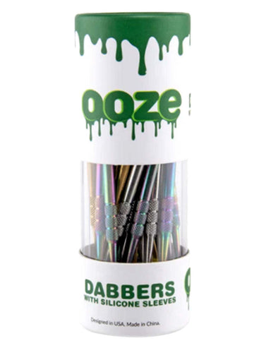 Ooze Stainless Steel Dabbers With Silicone Sleeves