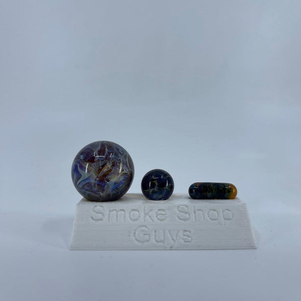 Many Moons Glass 3 Piece Slurper Sets (Assorted Colors) - SSG