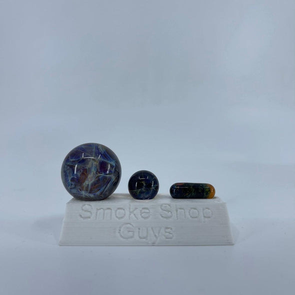 Many Moons Glass 3 Piece Slurper Sets (Assorted Colors) - SSG