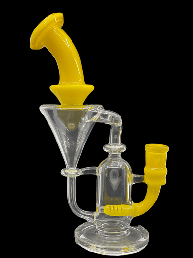 Fogz Glass Solid Color Recycler (Banana) - SSG