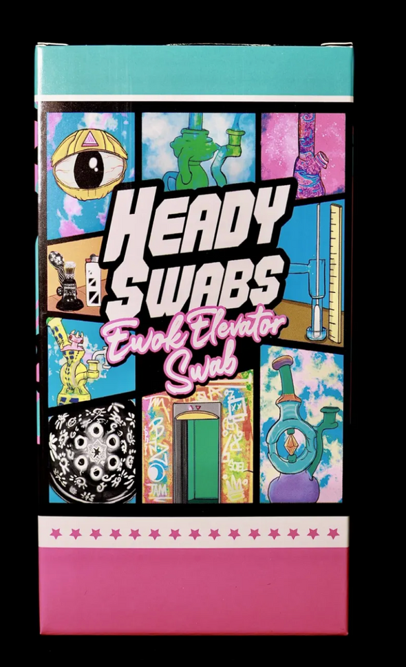 Heady Swabs x Ewok Glass – Elevator Swabs – 50 count