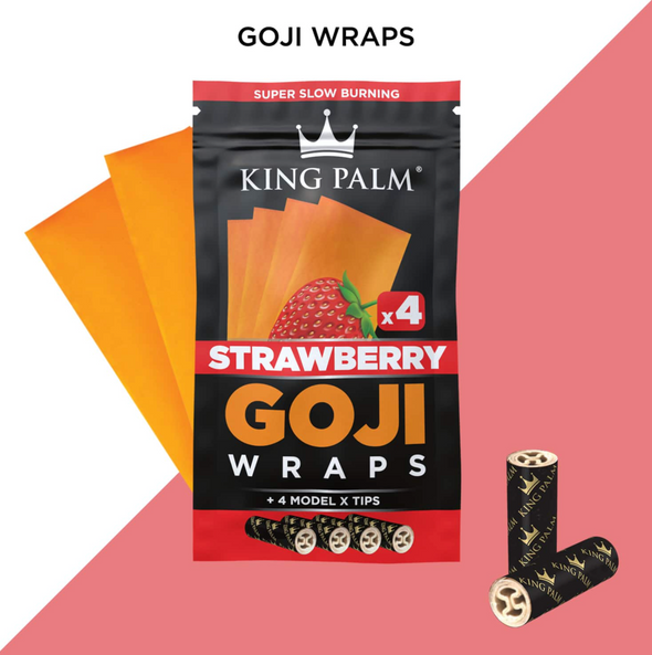 King Palm Goji Wraps (4-Pack & Filter Tips)
