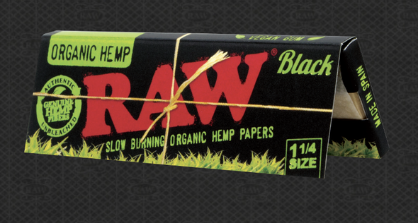 Raw Black Organic Hemp Papers