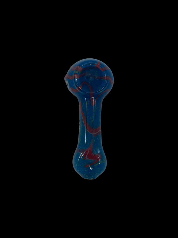 Frit & Rod Art Strip 3.5" Hand Pipe (Assorted Colors)