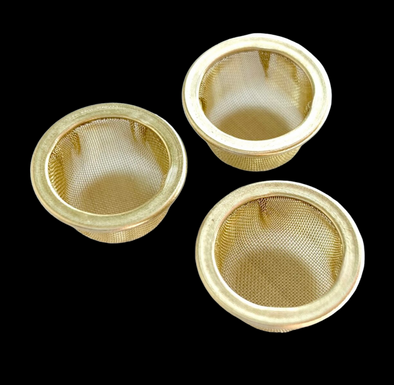 Crystal Hand Pipe Brass Screens (3 Pack)