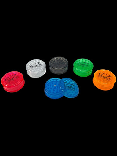 Ez Grind Clear Acrylic 3 Piece Grinders (Assorted Colors)