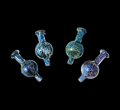 Black Sheep Glass Dichro Bubble Caps (Assorted Colors)
