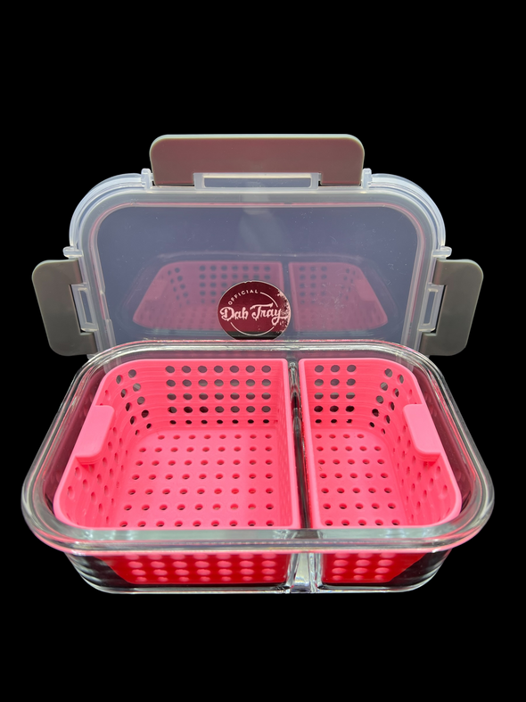 Official Dab Tray ODT Dual Dunk Station (Assorted Colors)
