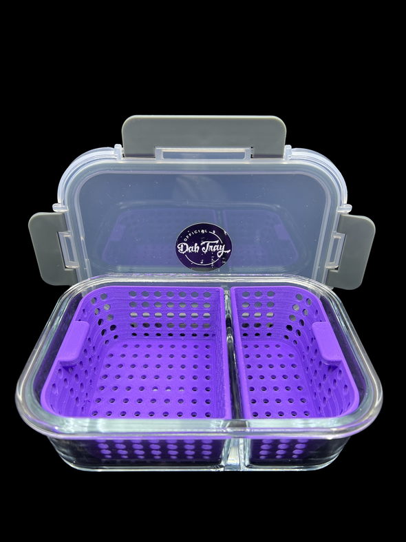 Official Dab Tray ODT Dual Dunk Station (Assorted Colors)