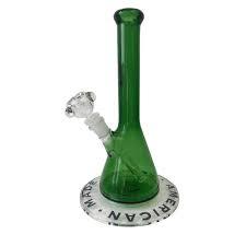 AMG 10 Inch Wide Base Water Pipe: Durable Glass, Wide Base, Enhanced Filtration, Smooth Hits, Classic Design

