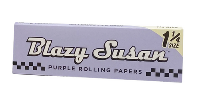 Blazy Susan Purple Rolling Papers – Ultra-Thin, Slow-Burning, and Vegan-Friendly