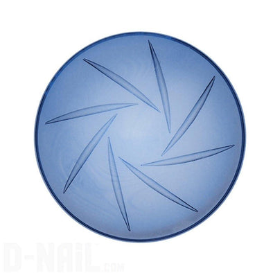 Boro Lens Single-Channel Cap in Borosilicate Glass for Efficient Dabbing and Vapor Control