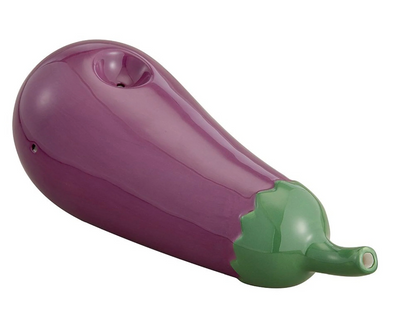 Ceramic Mini Eggplant Pipe – Fun and Discreet Smoking Accessory for Smooth and Flavorful Hits