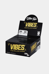 Complete Rolling Kit: Vibes Papers with Tips, 33 Papers 33 Pre-Cut Tips Convenient, Slow Burning Extended Sessions Even Combustion, Hemp Ultra Thin Rice Paper Styles Preferred, Premium Quality Clean Flavorful Minimal Ash, Portable On-the-Go At-Home.