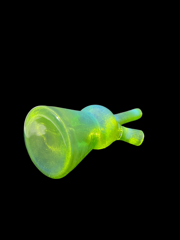 AJ Surf City Glass Lil’ Ripper – Green Energy Satin Finish, premium compact glass rig for smooth hits and stylish design.