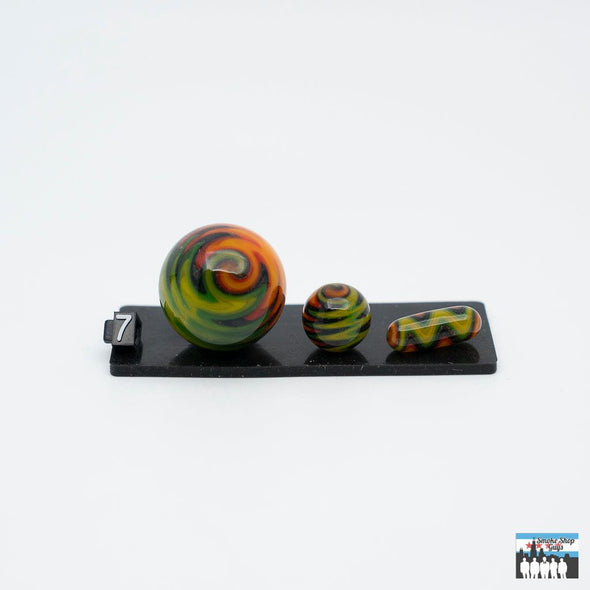 Ditton Glass 3 Piece "Slurper" Sets (Assorted Colors) - SSG