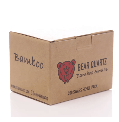 Bear Quartz Bamboo Swabs Refill (200-Count) - SSG