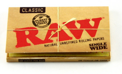 Raw Single Wide Rolling Papers 70mm