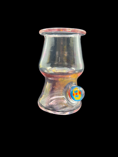 Millennium Glass Gold Fumed Cup With Millie